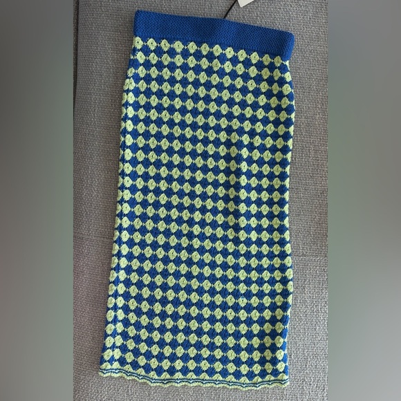 ZARA Structured Knit Midi Skirt – Size Small - Picture 10 of 10
